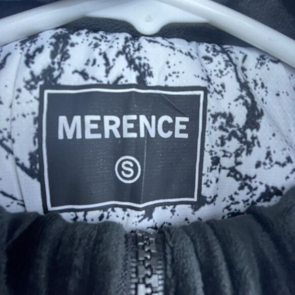 Merence Coat Small Oscillator Series Jacket Splatter Ski Snow Hood Faux Fur Warm - Picture 6 of 9